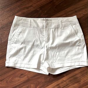 Worn once. White shorts